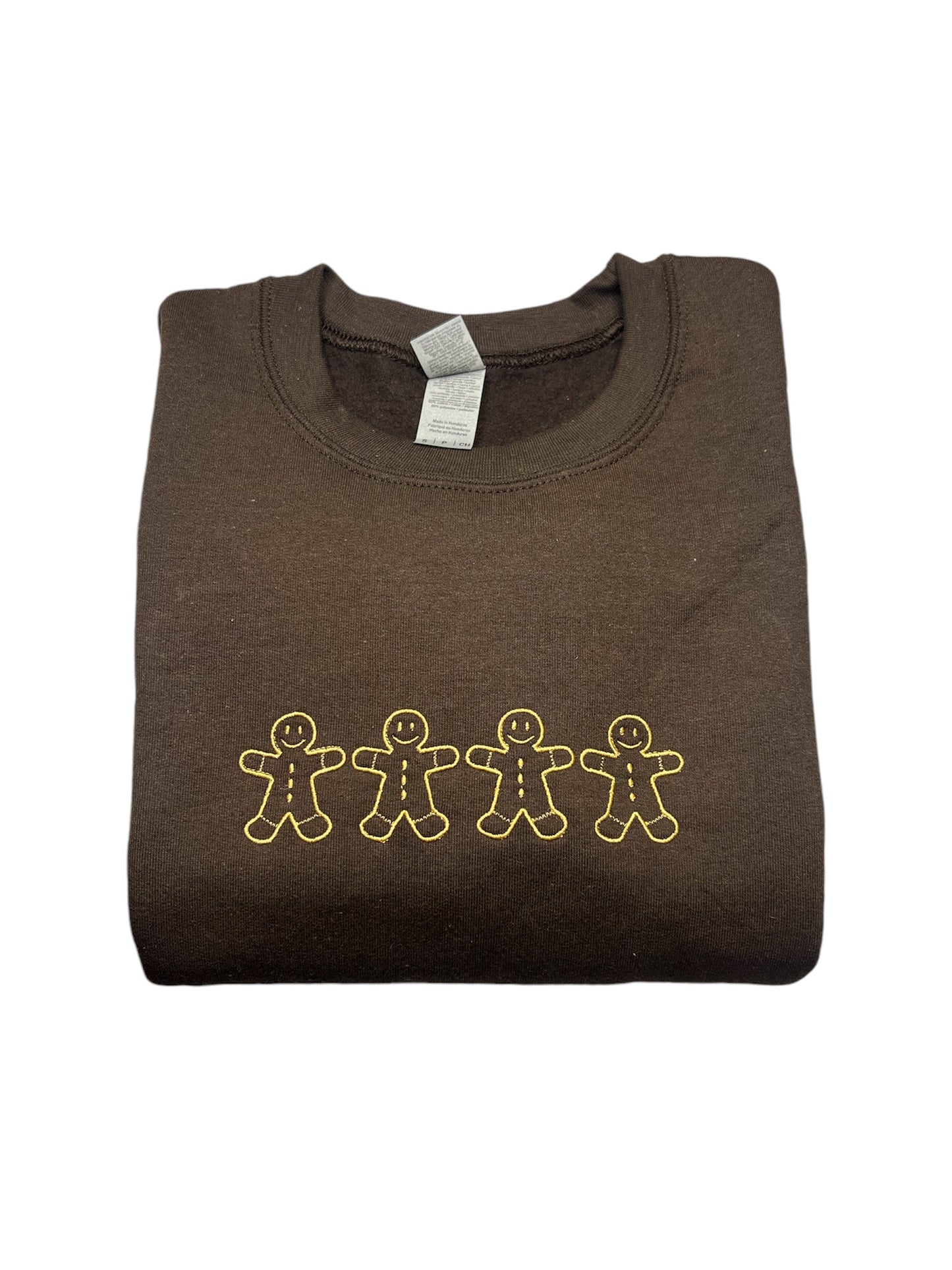 Mocha Gingerbread Man Crewneck