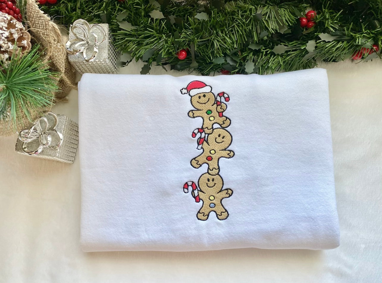 Gingerbread Man Stack Crewneck